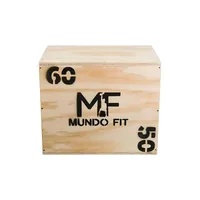 Cajón Pliométrico Mundofit 60x50 Ejercicios Crossfit Gym
