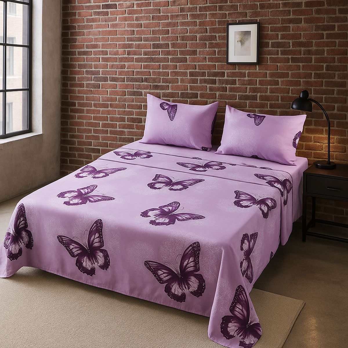 ARMONIA - diseño 772 juego de sábanas KING 2½ P clásicas 144 hilos