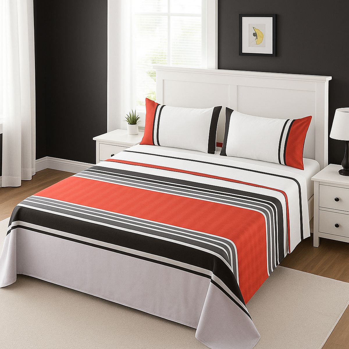 ARMONIA - Sábanas clásicas modelo 766 KING 2½ P 144 hilos