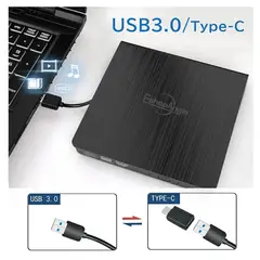 OFERTABKN - Grabador Externo Dvd/cd Lector Usb 3.0 Negro Usb-c Usb 3.0,usb