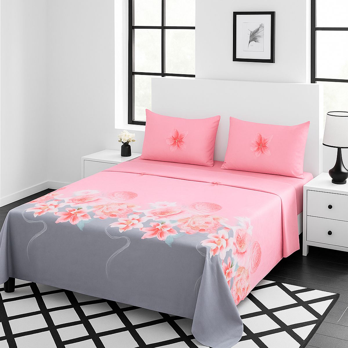 ARMONIA - Juego sábanas modelo 764 clásicas KING 2½ P 144 hilos