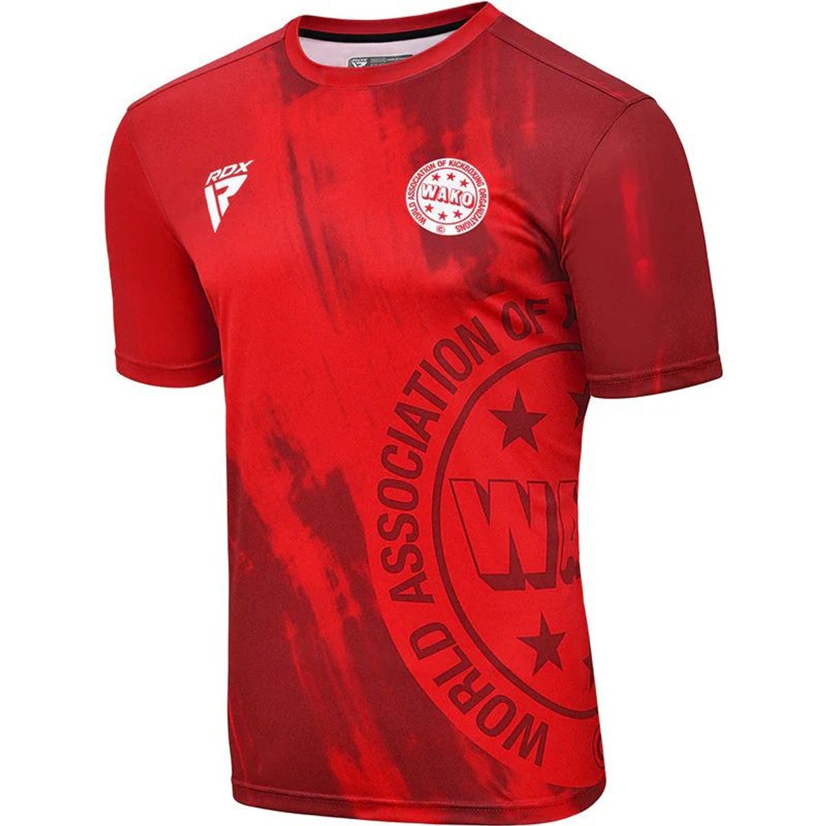 RDX - Polera Competicion Boxeo y Artes Marciales Wako Rojo S