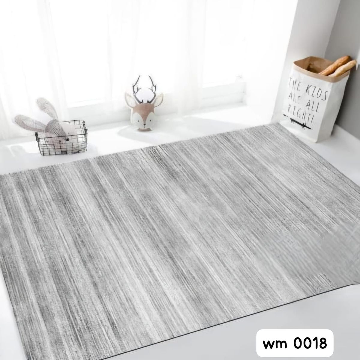 GENERICO - ALFOMBRA PARA LIVING ANTIDESLIZANTE CON DISEÑOS TRIDIMENCIONALES