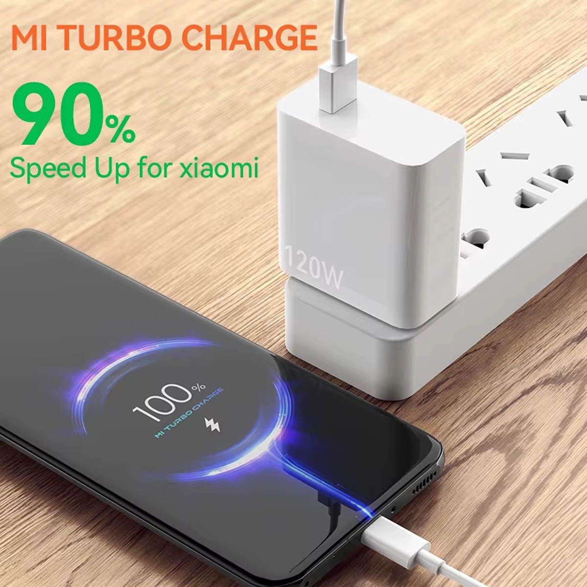 XIAOMI - Cable Xiaomi 6A USB A -TIPO C 33w-67w-120w