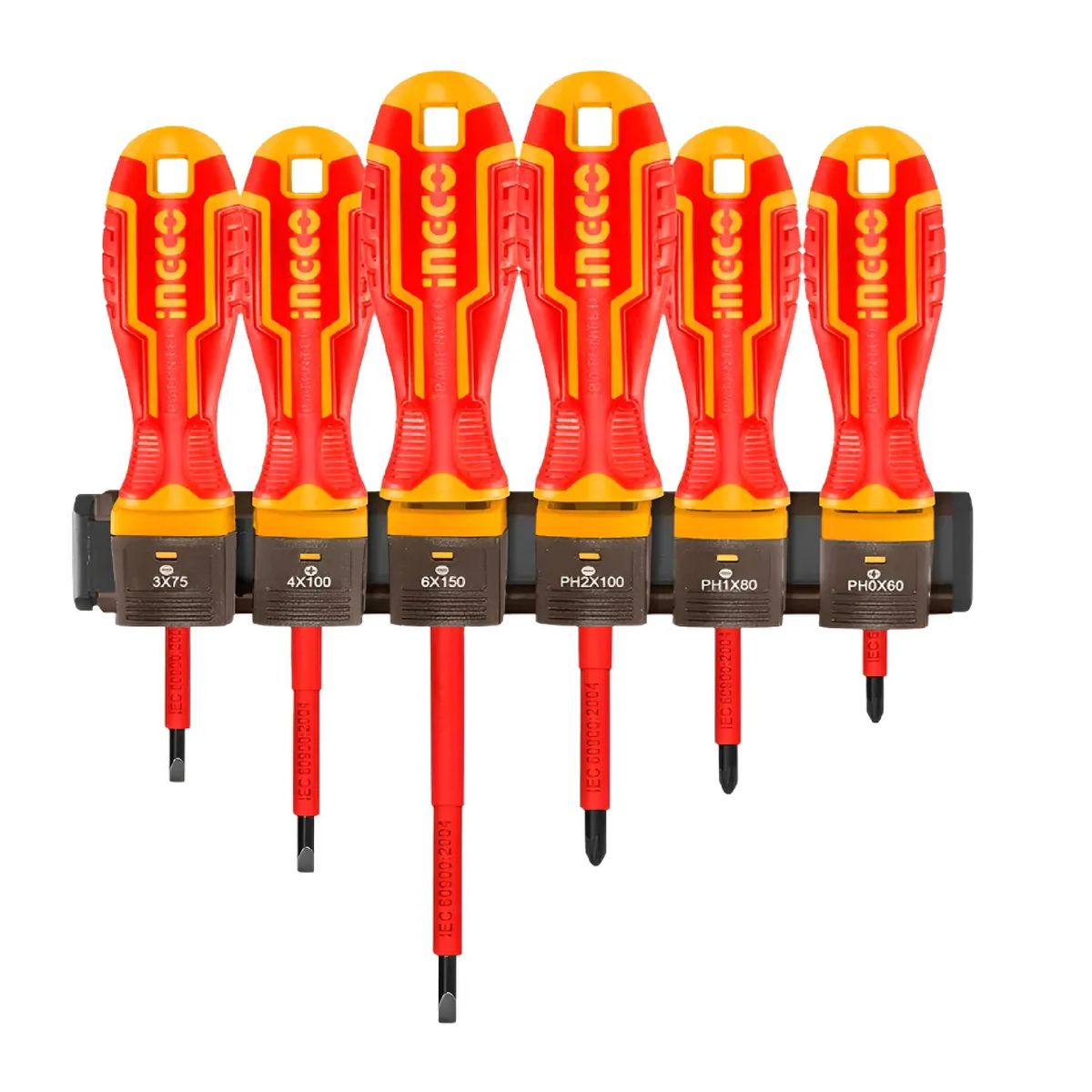 INGCO - Set Destornilladores Aislados Ingco 6 Pzas Certificado Vde
