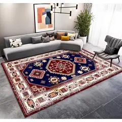 GENERICO - ALFOMBRA PARA LIVING ANTIDESLIZANTE CON DISEÑOS TRIDIMENCIONALES