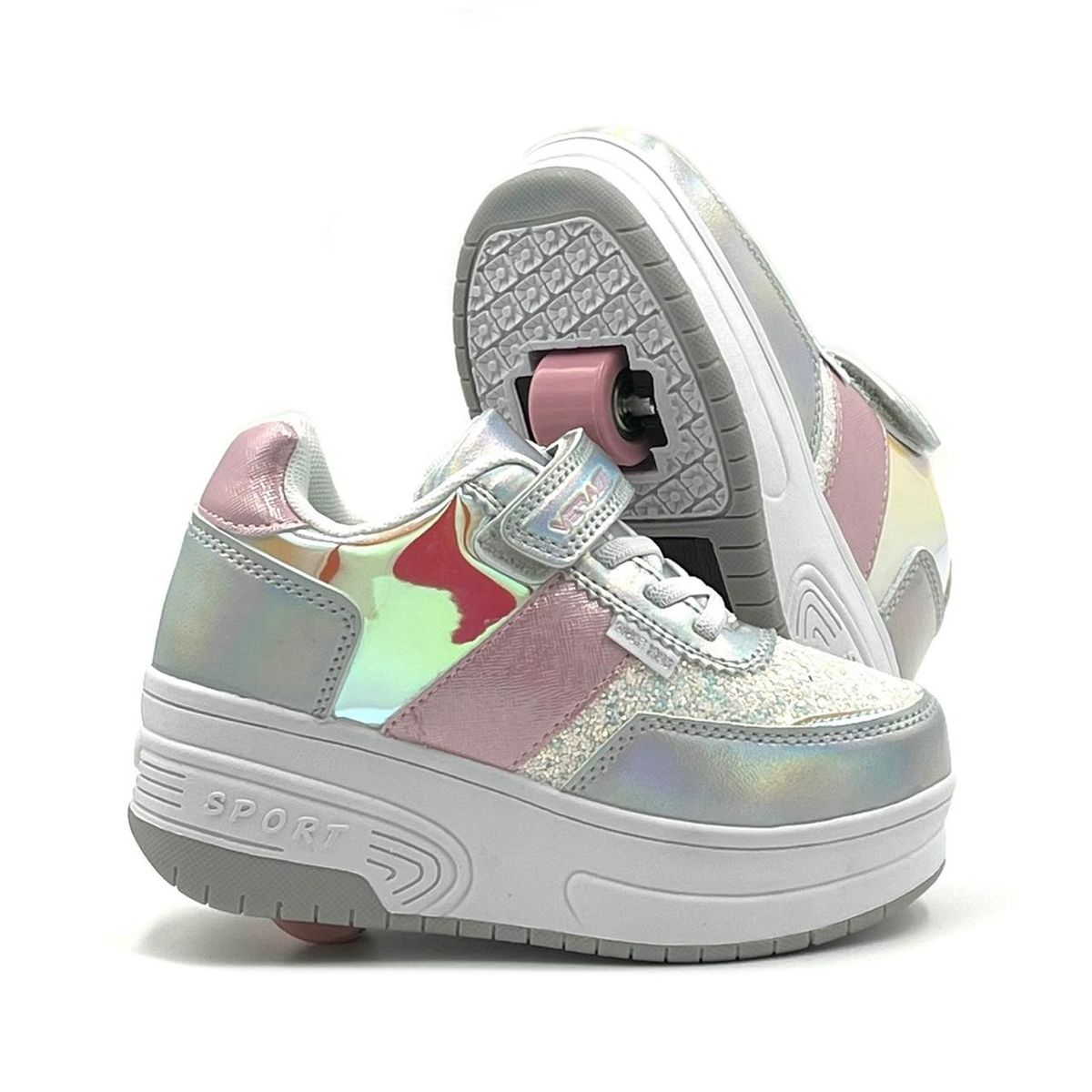 VERAZZI - Zapatilla con Ruedas de Niña tipo Patin