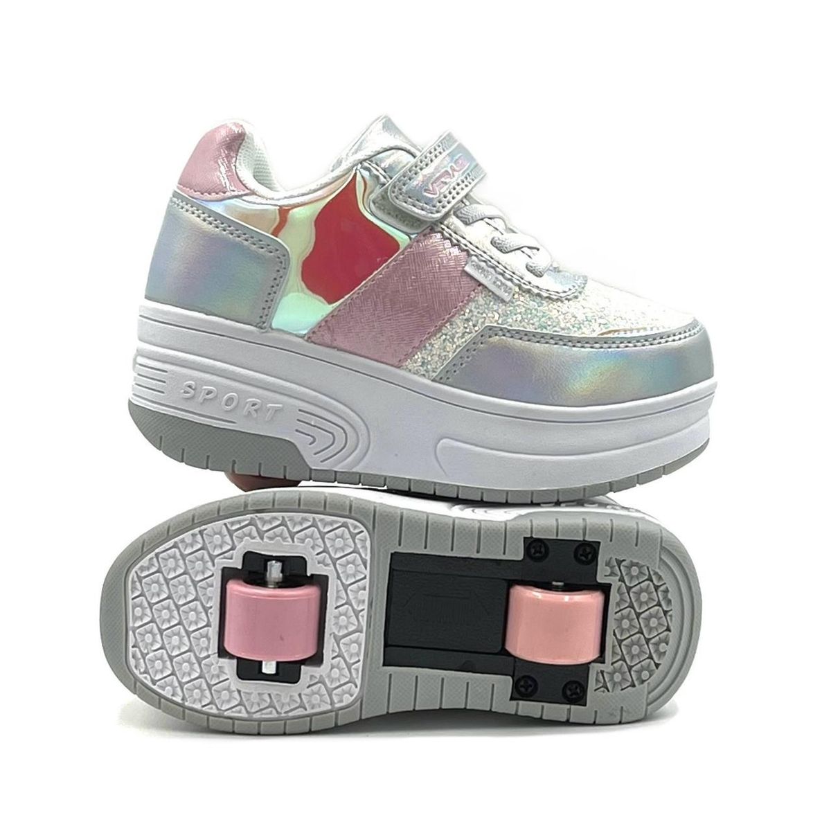 VERAZZI - Zapatilla con Ruedas de Niña tipo Patin