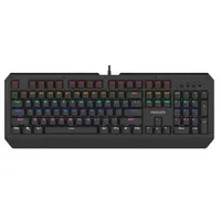 Teclado Gamer Mecánico Alámbrico RGB G413 SPK8413 Negro