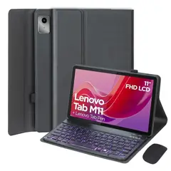 MUNDO MAGIA - Funda Teclado Iluminado + Ratón Para Lenovo Tab M11 Tb-330fu
