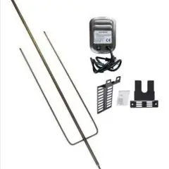 GENERICO - Motor spiedo 15 kg inoxidable + tridente + soportes