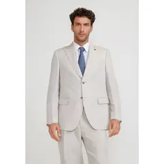 TRIAL - Chaqueta Hombre Formal Lino Mix&Color Beige