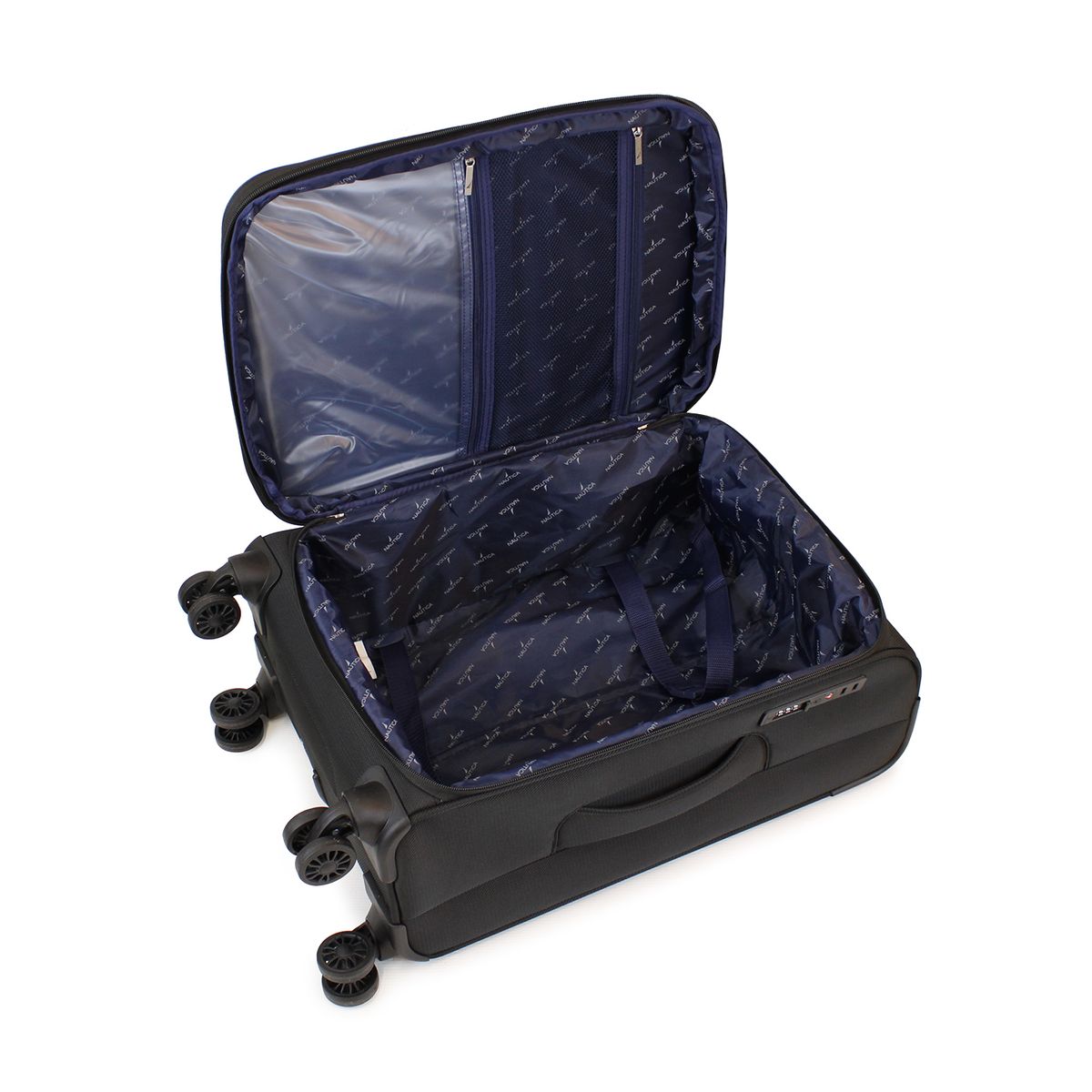 NAUTICA - Maleta de tela S de cabina Nautica Marbella 10kg negra