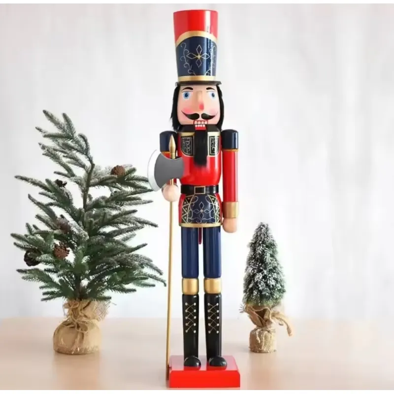 ARTIHOGAR - Cascanueces Gigante Soldado 150 Cm Madera Variados