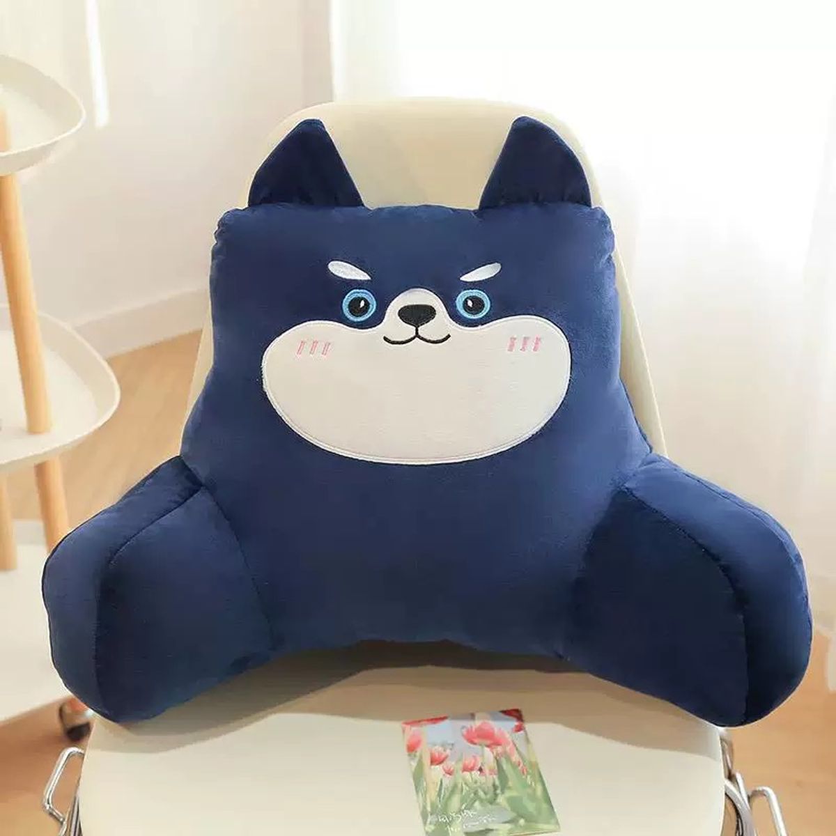 GENERICO - Cojín Lumbar Para Asiento De Oficina Silla De Coche 55x38x15cm