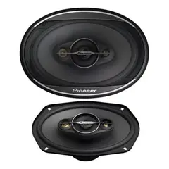 PIONEER - Parlantes Ovalados Ts-a6968s Color Negro