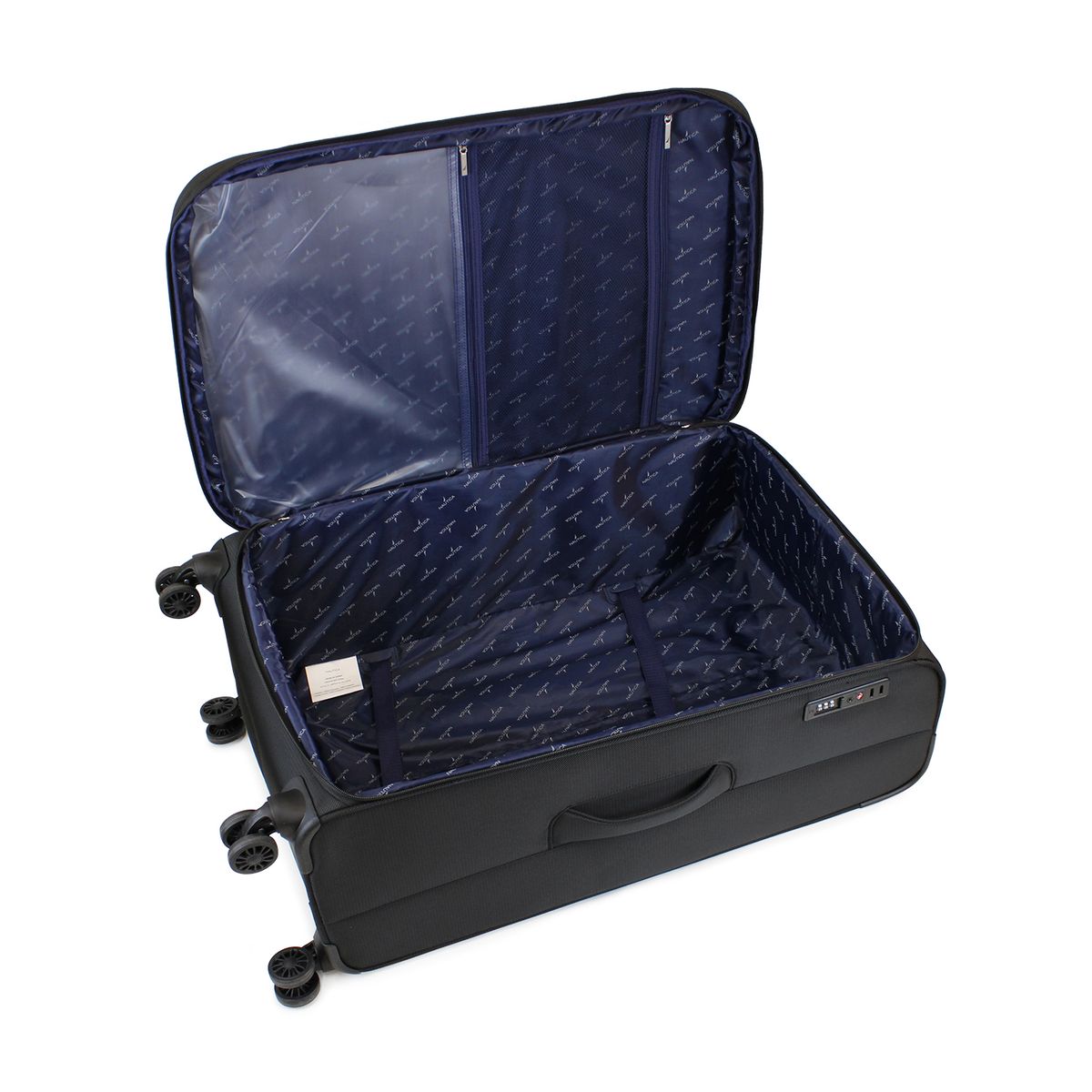 NAUTICA - Maleta de tela grande Nautica Marbella L 23kg negra