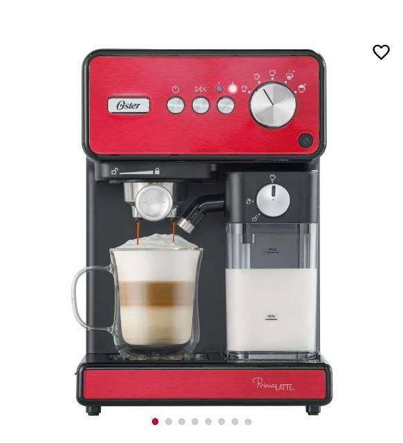 Cafetera Automática De Espresso Primalatte Color Rojo