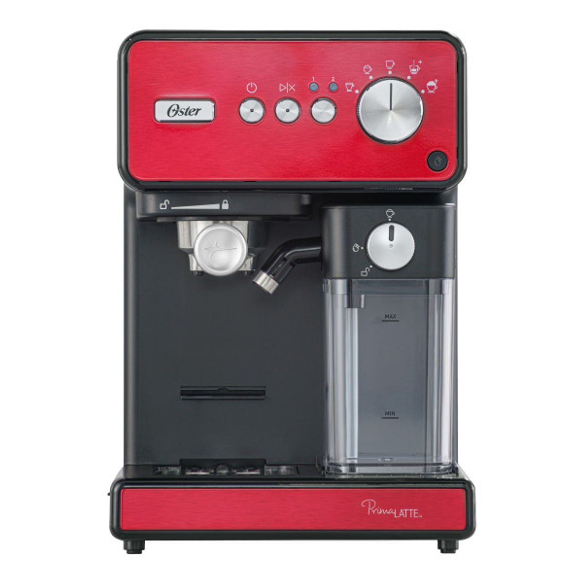 OSTER - Cafetera Automática Oster De Espresso Primalatte Color Rojo