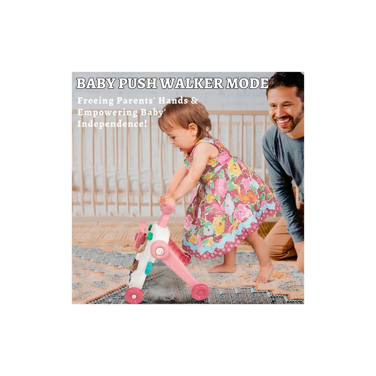 GENERICO - Caminadora 3en1 Bebe Andadera Correpasillos Andador Caminado