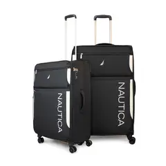 NAUTICA - Pack 2 maletas de tela M+L Marbella 20k y 23k negra