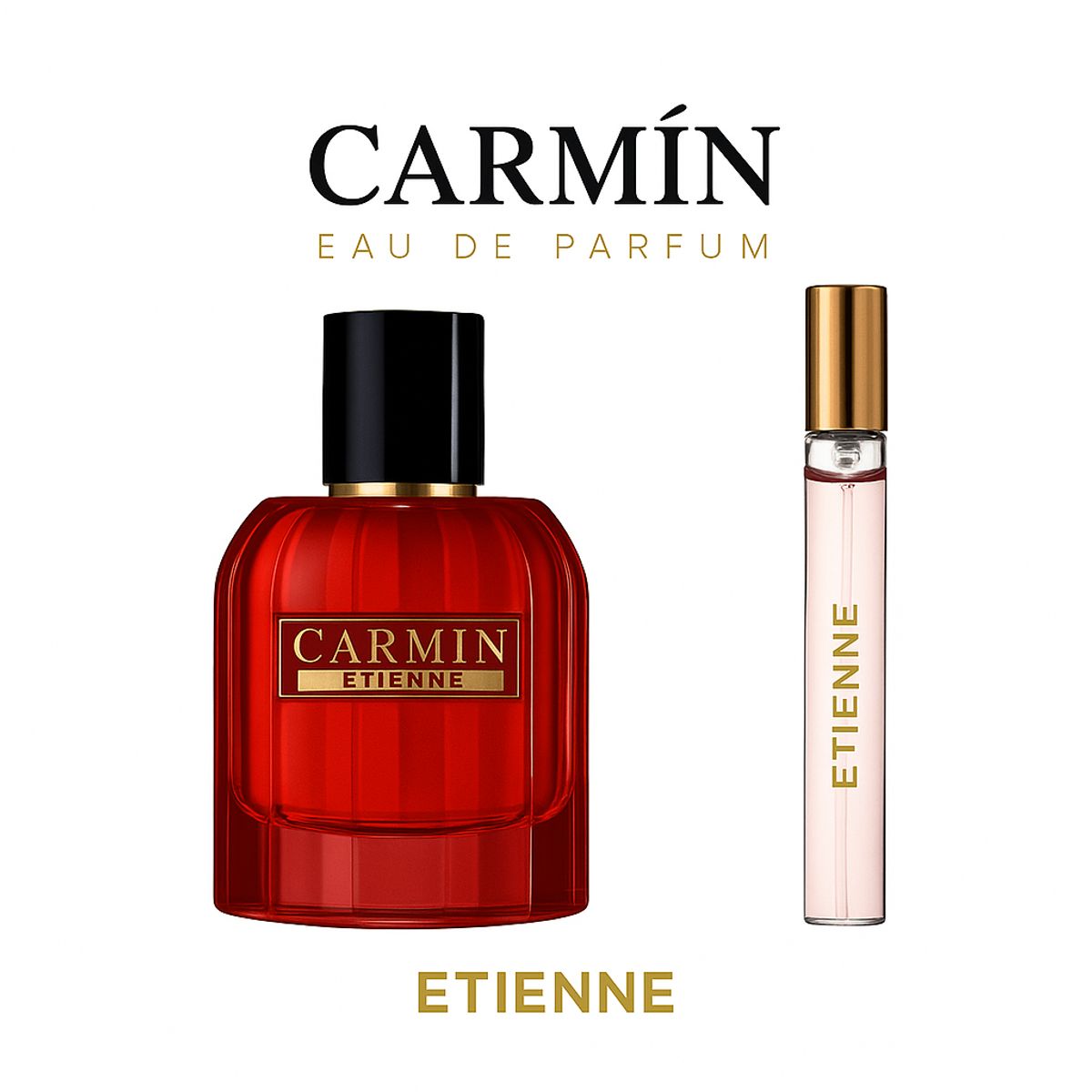 ETIENNE - Etienne Eau The Parfum Carmín 80 ml + Perfumero 10 ml