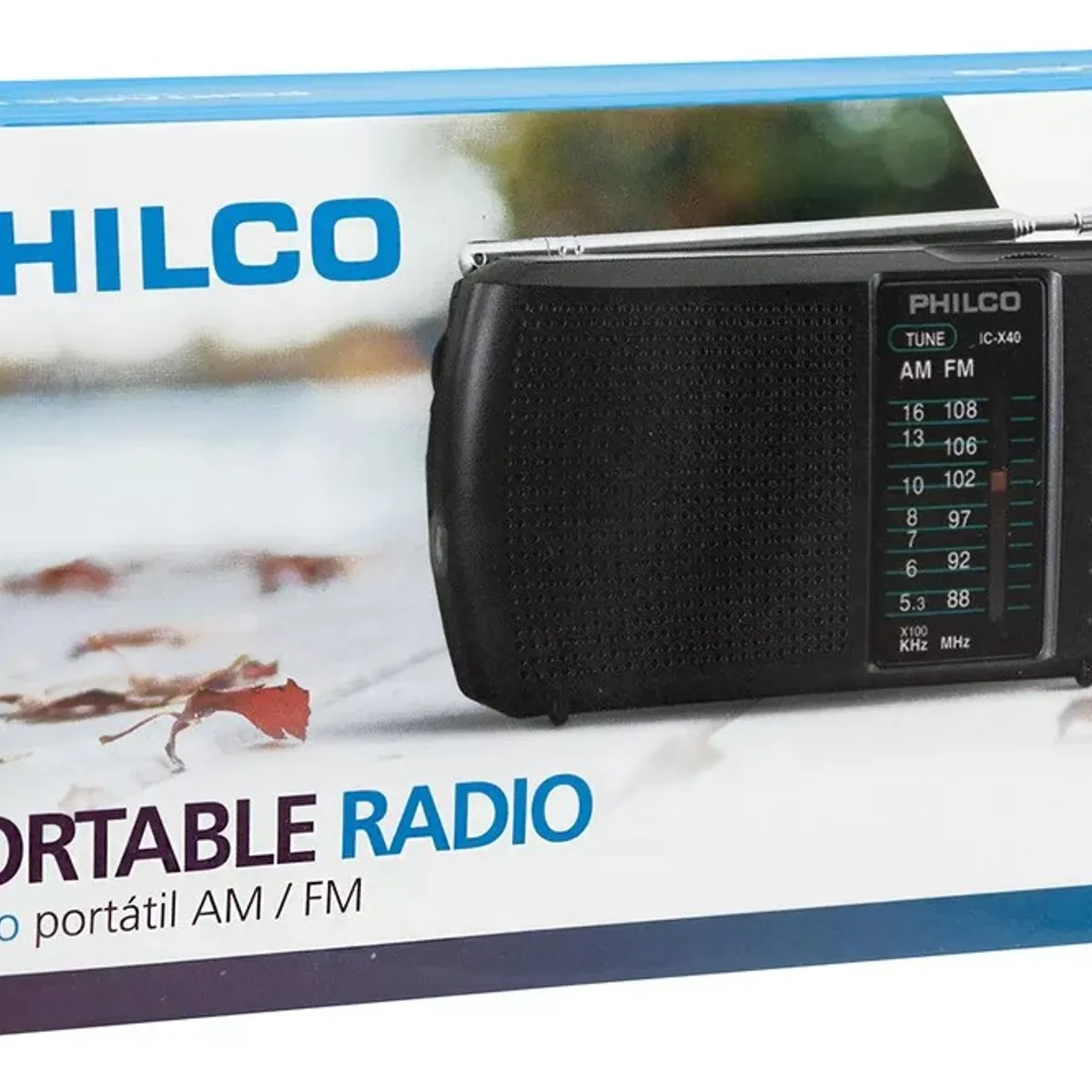 GENERICO - Radio Portátil Philco Icx40 Am/fm 2 Bandas Color Negro