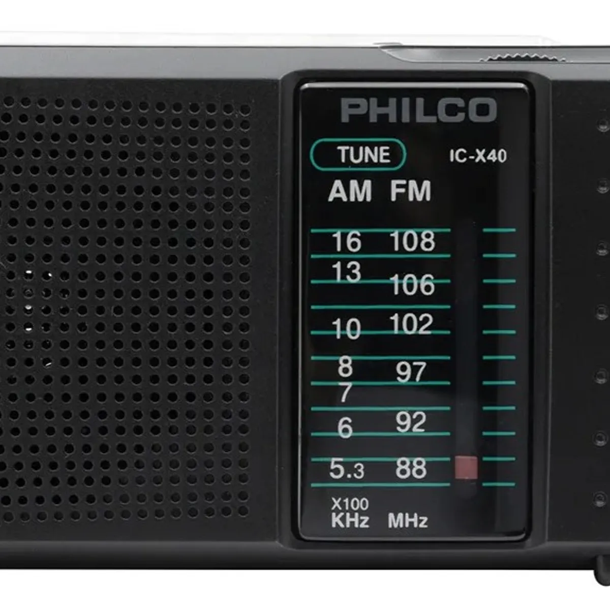 GENERICO - Radio Portátil Philco Icx40 Am/fm 2 Bandas Color Negro