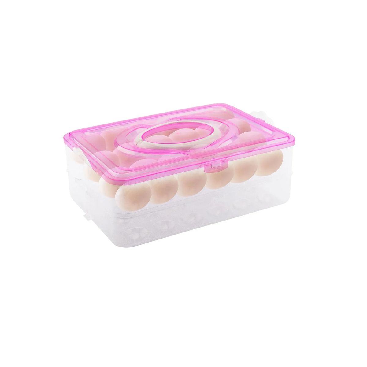 GENERICO - Huevera Organizador De Huevos Bandeja Plastica 32 Huevos