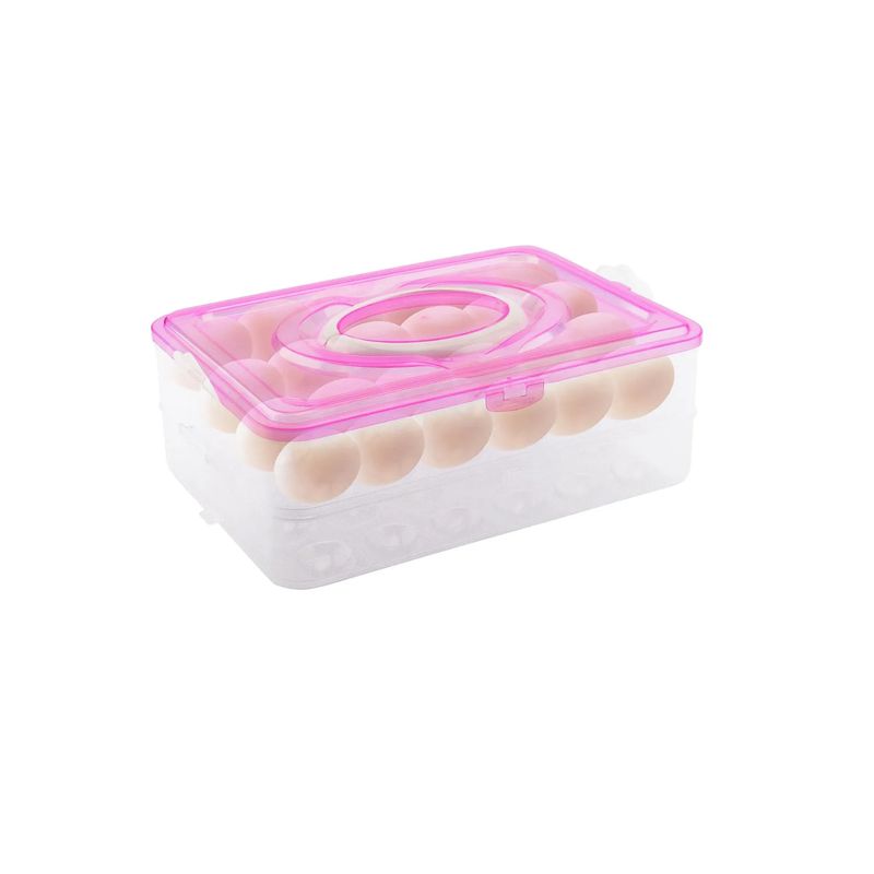 GENERICO - Huevera Organizador De Huevos Bandeja Plastica 32 Huevos
