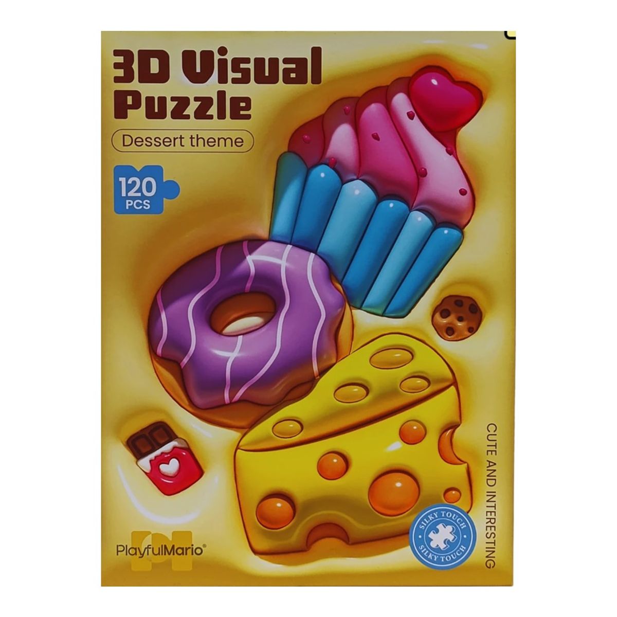 GENERICO - Rompecabezas 3d Infantil Cheese Cake 120 Piezas