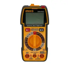 INGCO - Tester Amperimetro Multimetro Digital 600v Profesional