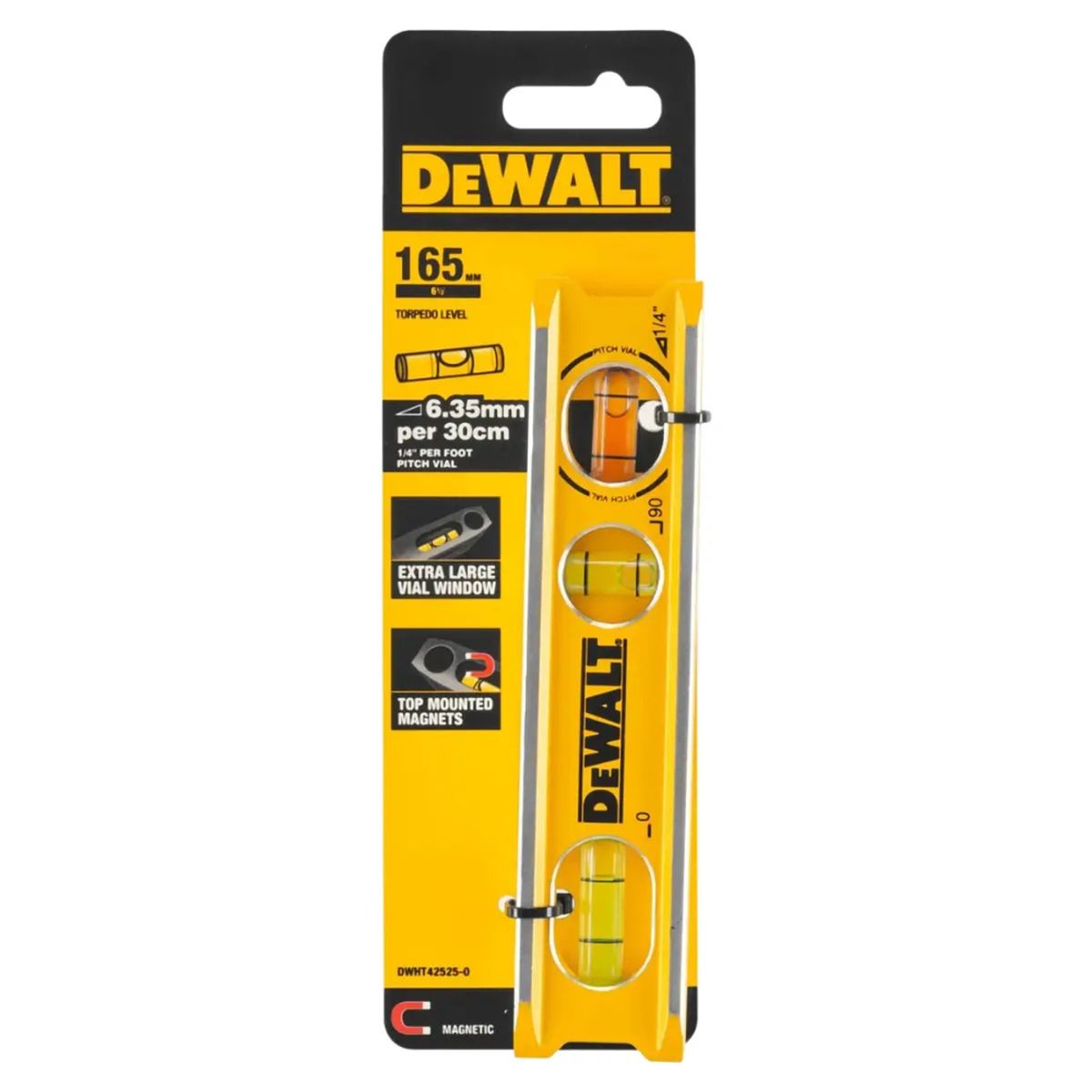 DEWALT - Nivel Torpedo 6,5 (165mm) DEWALT DWHT42525-0