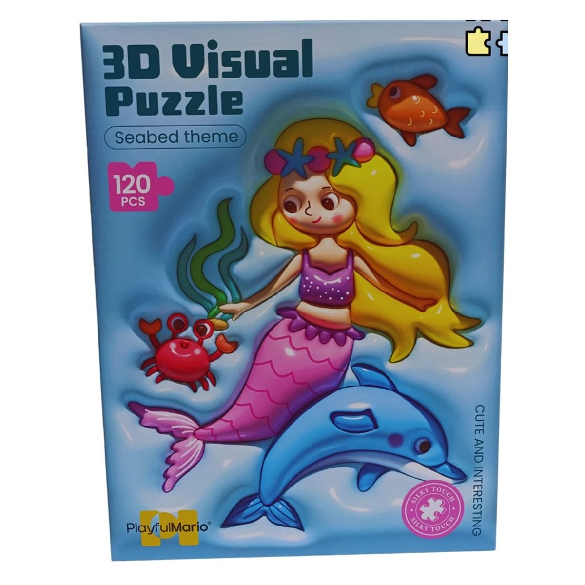 GENERICO - Rompecabezas Infantil 3D 120 Piezas Sirena