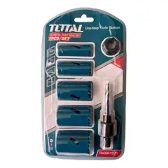 TOTAL - Kit Set Juego Sierra Copa Bi-metal 7 Piezas TACSH1071