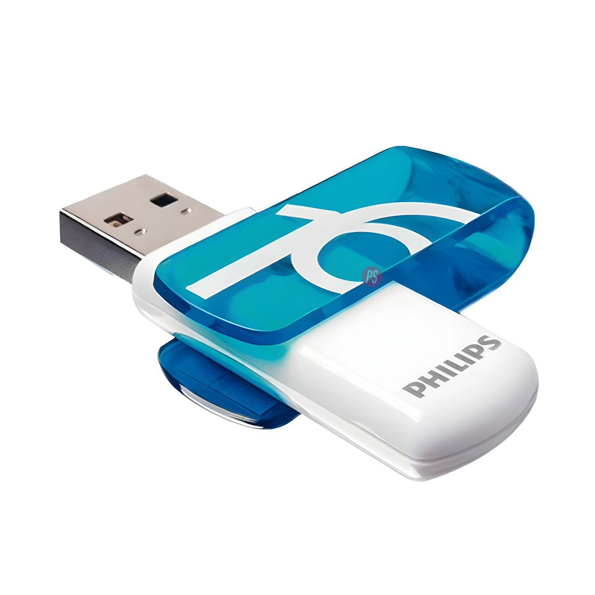 PHILIPS - Pendrive Vivid 16GB USB 2.0 Rápido y Compacto - PS