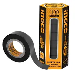 INGCO - Cinta Aisladora Pvc 18mm X 915cm Pack X10 Profesional