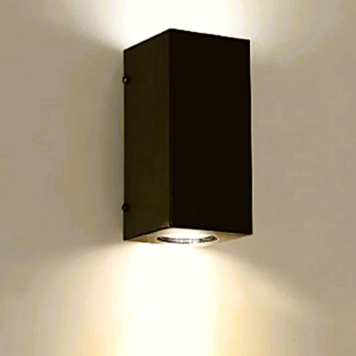 APLIQUE LED  2*3W IP54 NEGRO 3000K, marca WANT - Foto Principal