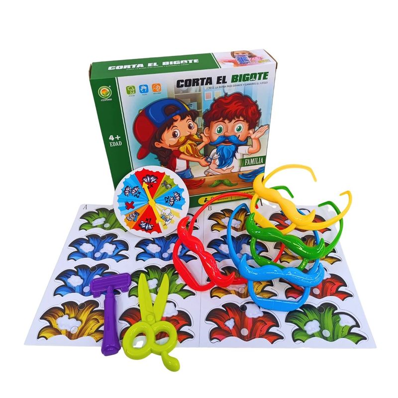 GENERICO - Juego De Mesa Corta El Bigote Para Niños