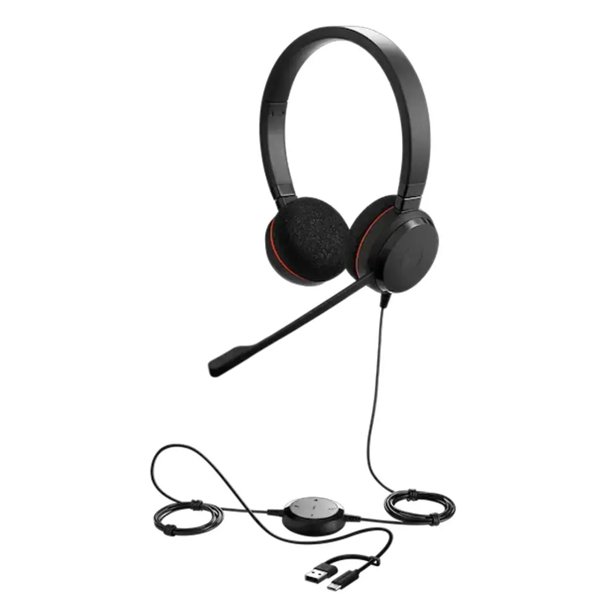JABRA - Audífono Jabra Evolve Duo 20 MS Stereo USB-CA
