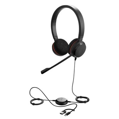 Imagen 2 del producto Audífono Evolve Duo 20 MS Stereo USB-CA Negro