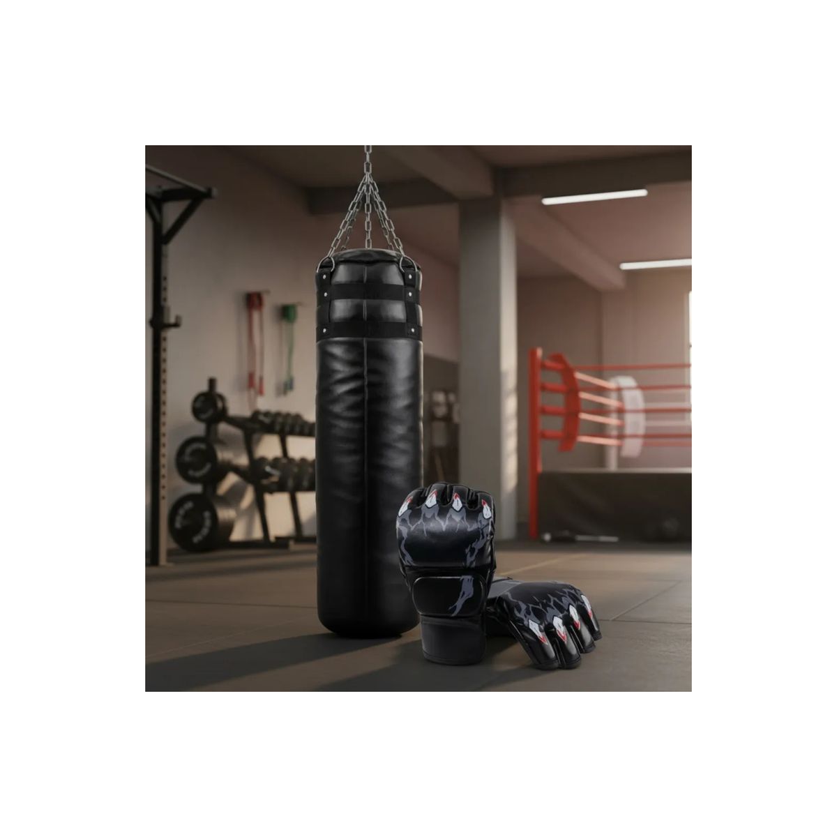 GENERICO - Saco De Boxeo Ufc Mma 120cm + Guantillas De Regalo