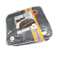 GENERICO - Plumon Sherpa Doral 2 plazas plomo estampado poliester 100%