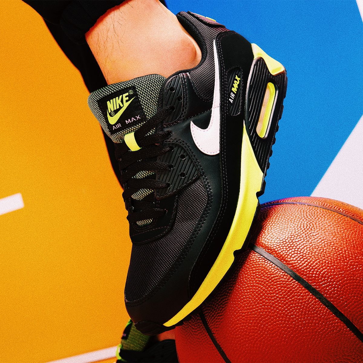 NIKE - Air Max 90 Zapatilla Urbana Hombre Negro Nike