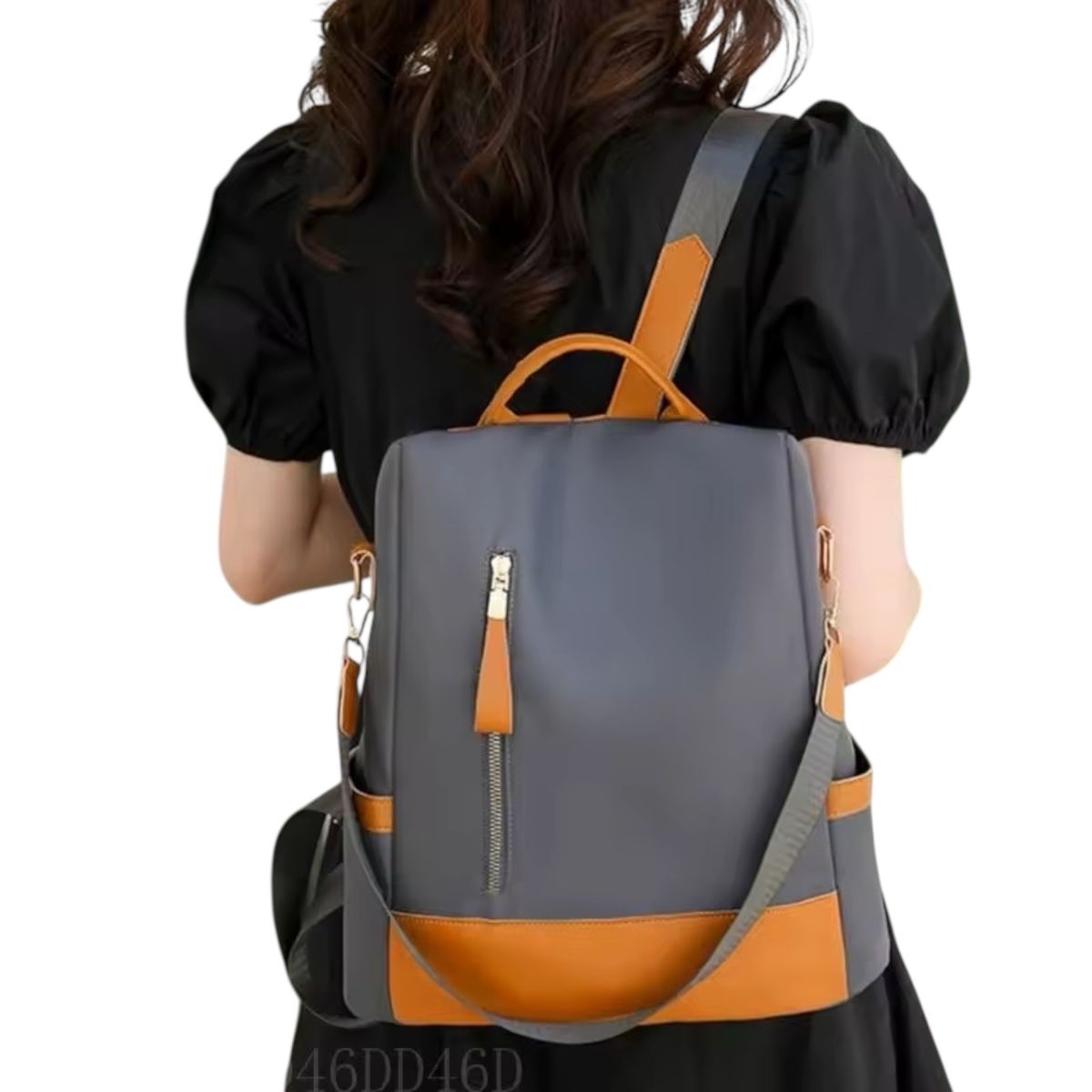 GENERICO - Mochila Antirrobo Nailon Impermeable Para Mujer