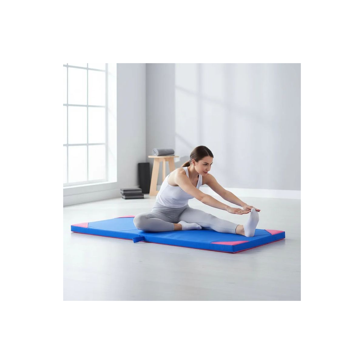 GENERICO - Colchoneta Lona Oxford 100x50x4cm Deportiva Densidad 60