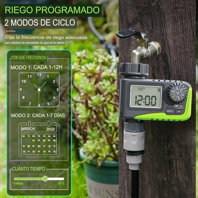Imagen 2 del producto Programador Riego Automatico Timer Digital 1 Zona