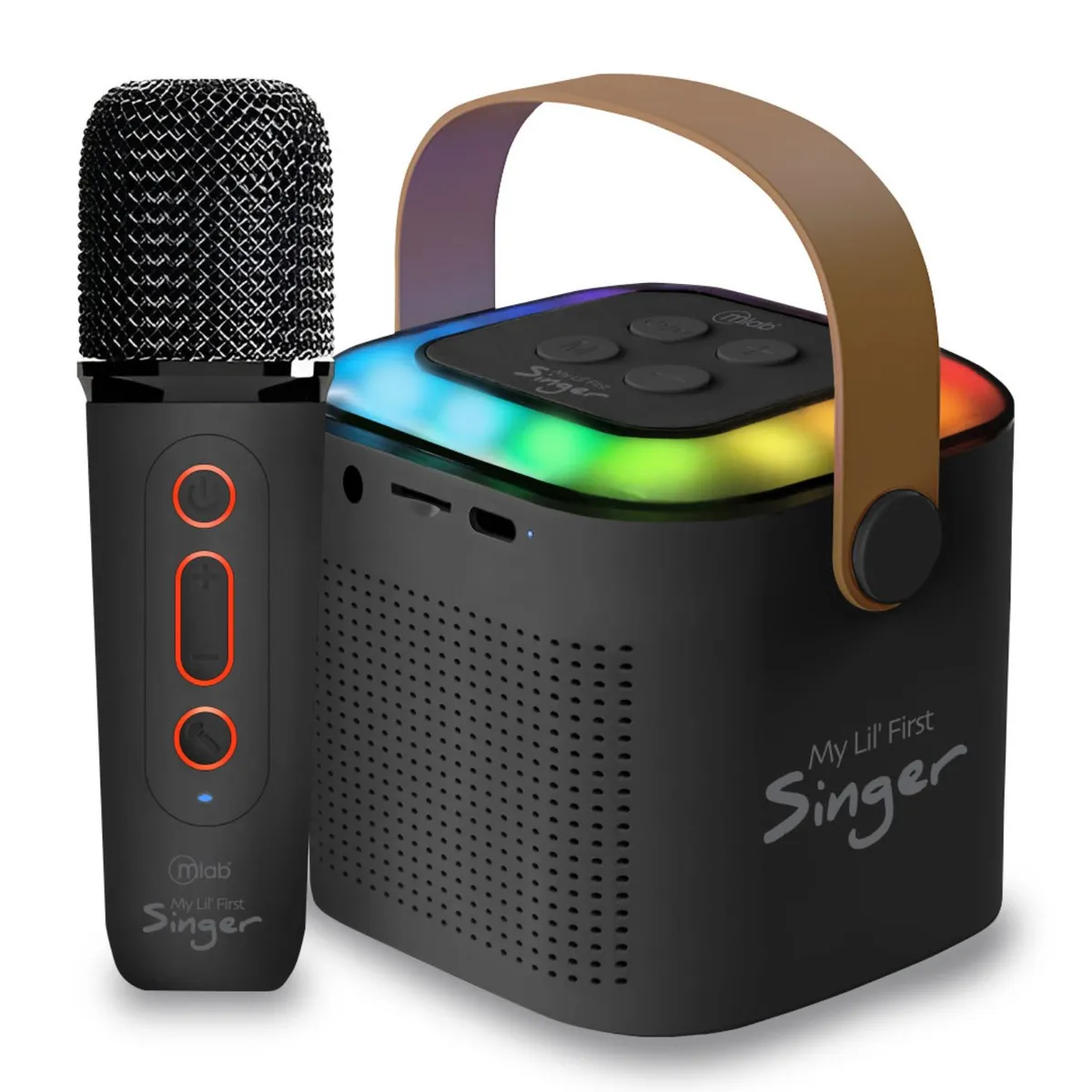 MLAB - Parlante Karaoke My Lil First Singer RGB Negro - PS