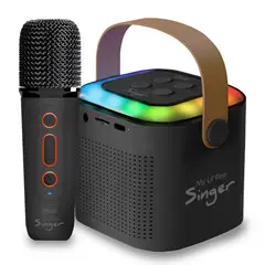 MLAB - Parlante Karaoke My Lil First Singer RGB Negro - PS