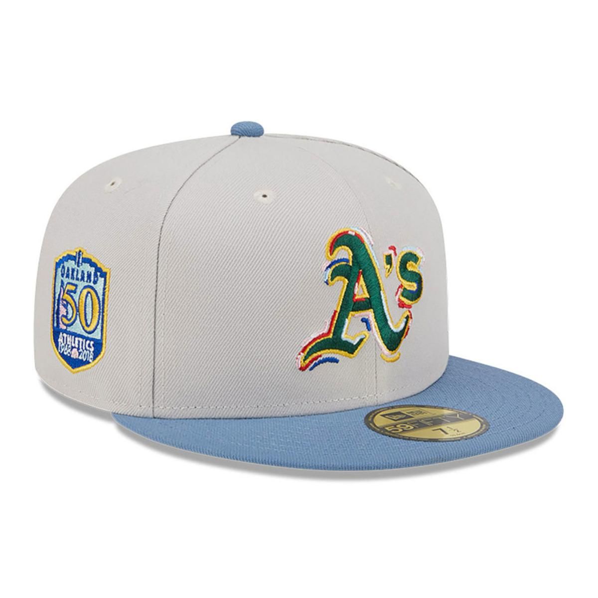 NEW ERA - Gorra 59Fifty Oakland Athletics Color Brush Crema